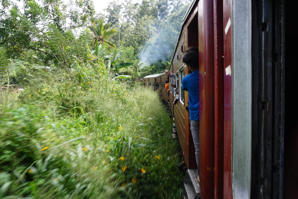 Zugfahrt Sri Lanka