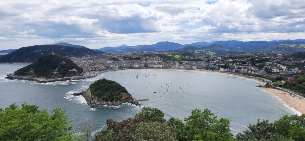 Blick auf San Sebastian
